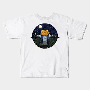 Pumpkin Scarecrow Kids T-Shirt